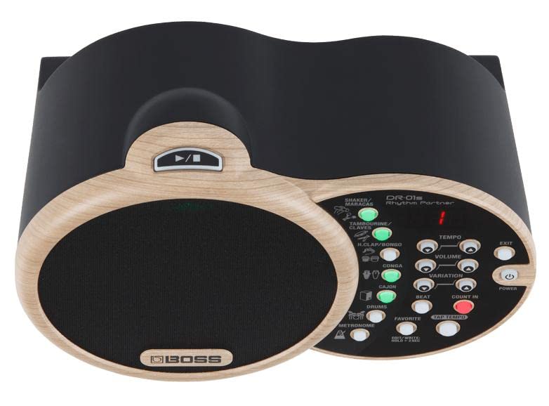 Boss DR-01S Digital Metronome & FS-6 Dual Foot Switch Bundle - Perfect for Guitar Practice, Drumming, and Music Recording Sessions