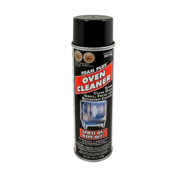 Foam Plus Aerosol Oven Cleaner - 19 oz Spray for Tough Grease & Stains | Deep Cleaning for Ovens, Grills, Stovetops & Kitchen Appliances