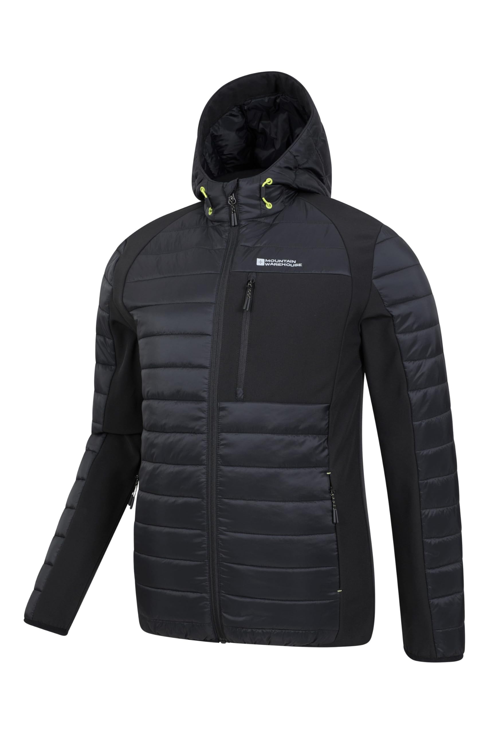 Mountain Warehouse Men's Turbine Softshell Jacket - Waterproof Windproof Winter Travel Coat for Hiking, Skiing & Outdoor Adventures