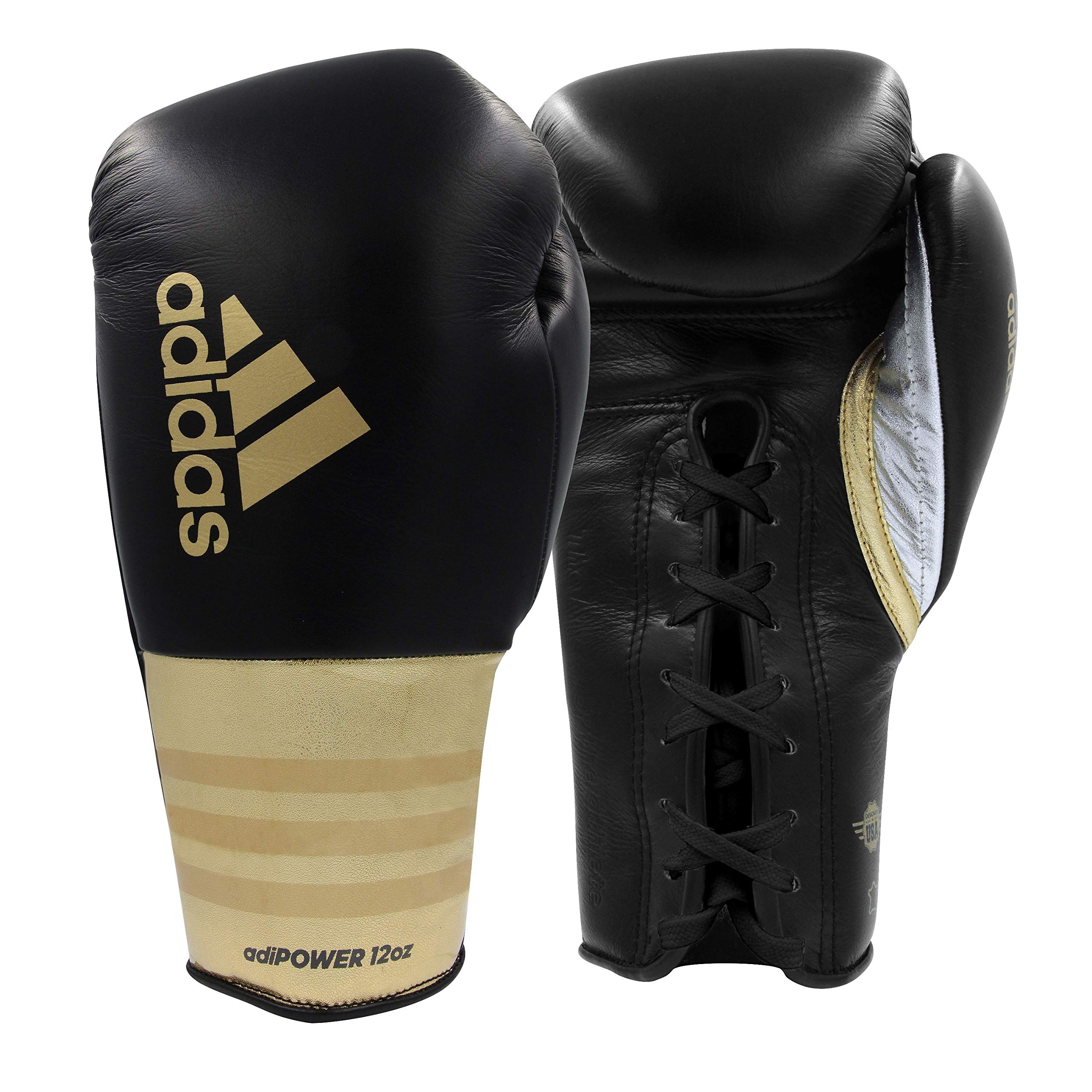 Adidas Adi-Power Hybrid 500 Pro Boxing & Kickboxing Gloves - Premium Training Gloves for MMA, Muay Thai & Fitness Workouts