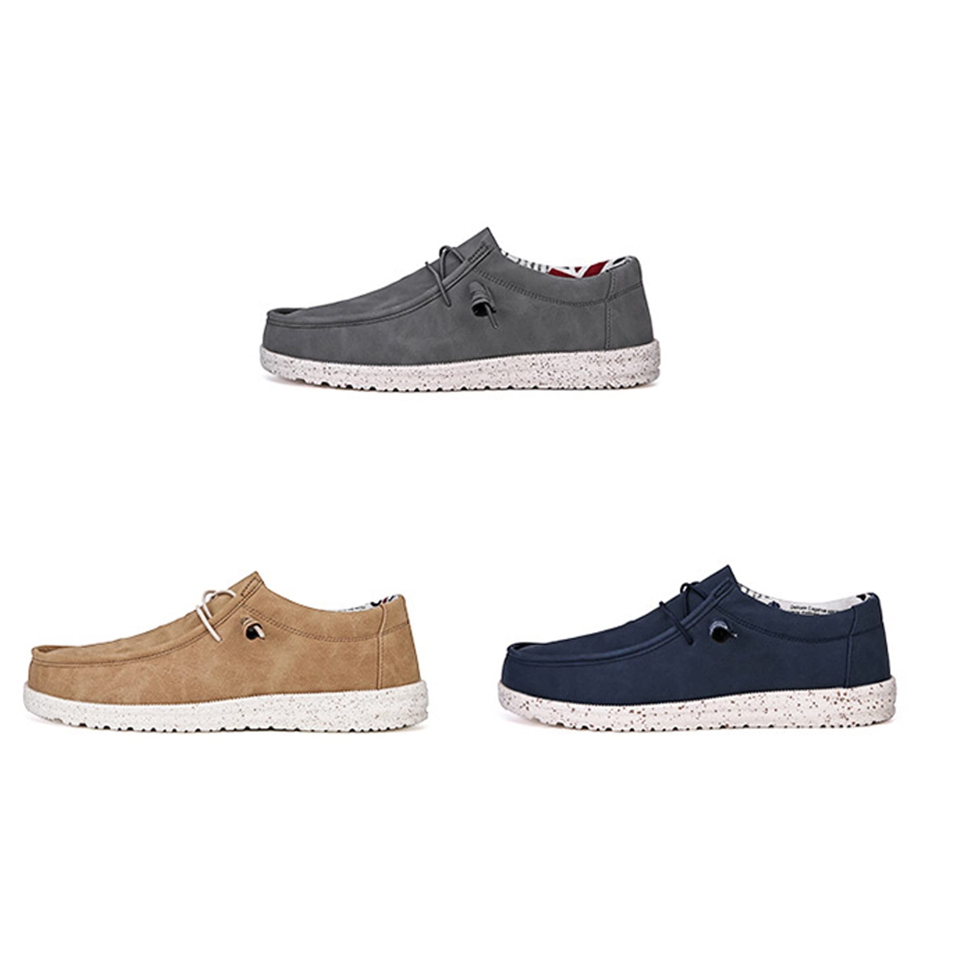 **Breathable Canvas Casual Shoes for Men - Summer Sports & Board Shoes - Large Size Comfortable Sneakers for Walking, Running & Outdoor Activities**