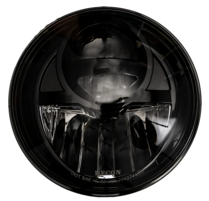 Jeep JK Wrangler 2007-2018 LED Projector Headlights - Smoked Black Housing - Upgrade for Off-Road & Night Driving