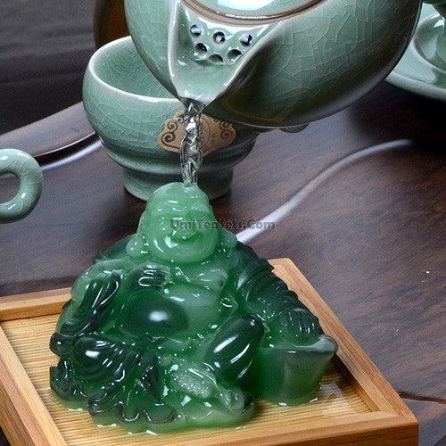 Yixing Big Buddhist Tea Pet - Handmade Clay Tea Companion for Tea Ceremony & Meditation | Perfect Gift for Tea Lovers & Zen Decor