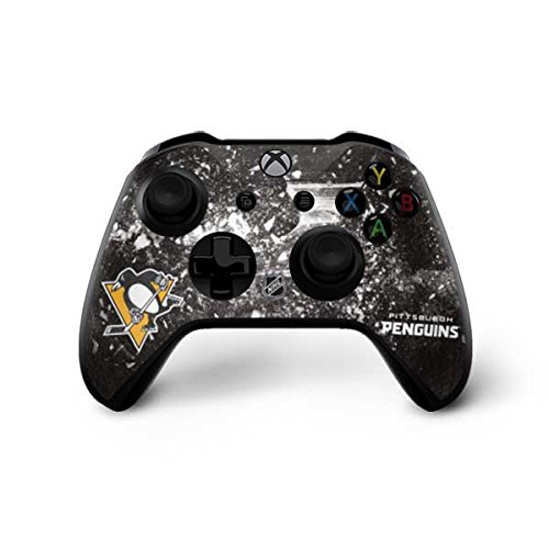 Official NHL Pittsburgh Penguins Frozen Gaming Skin for Xbox One X Controller - Custom Decal Sticker for Enhanced Grip & Style - Perfect for Gaming Tournaments, Collectors & Hockey Fans