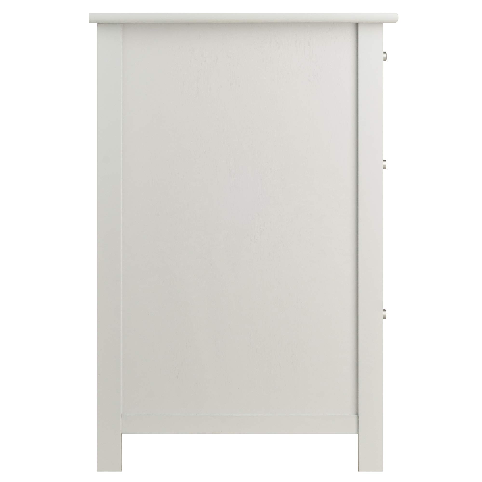 Winsome Delta File Cabinet, White - 2-Drawer Letter Size Home Office Storage for Documents & Folders - Perfect for Organizing Files in Home Office, Study, or Workspace
