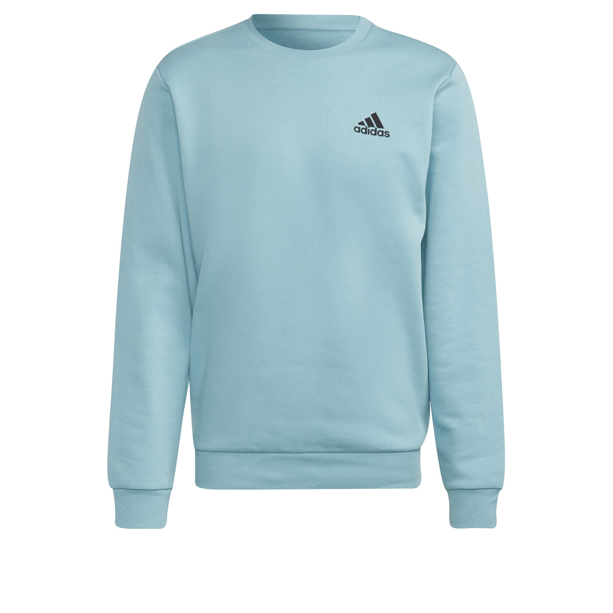 Adidas Men's Tall Size Essentials Fleece Sweatshirt - Comfortable Warm Pullover for Casual Wear, Gym & Outdoor Activities