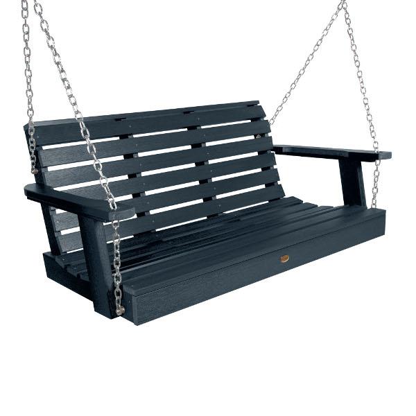 Weatherly 4ft Swing and Coffee Table - Outdoor Patio Furniture for Relaxing & Entertaining - Perfect for Backyard, Garden, and Poolside Lounging