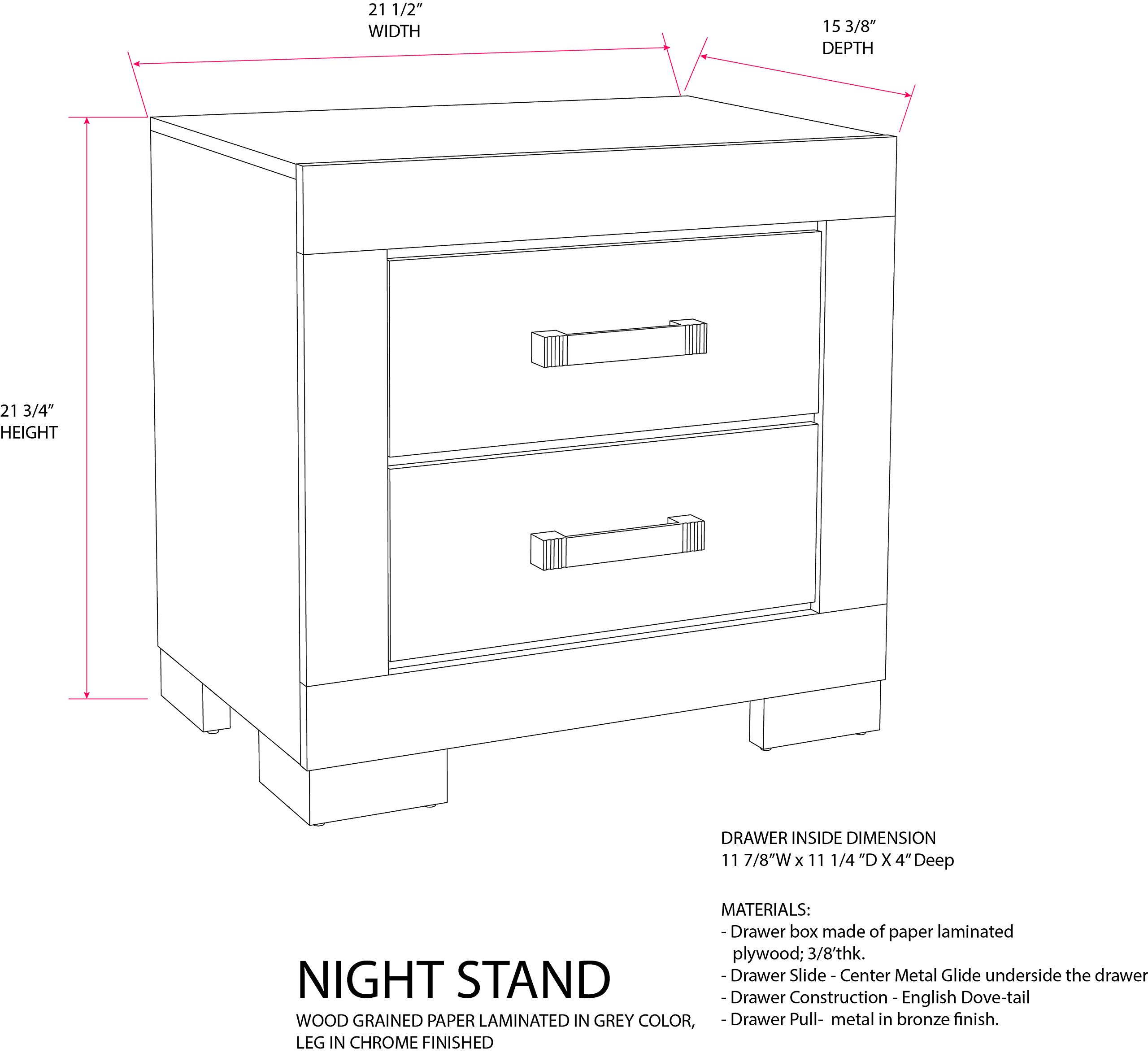 Kings Brand Furniture – Lorain 5-Piece King Size Gray Bedroom Set with Bed, Dresser, Mirror & 2 Nightstands – Modern Bedroom Furniture for Master Suite & Guest Room