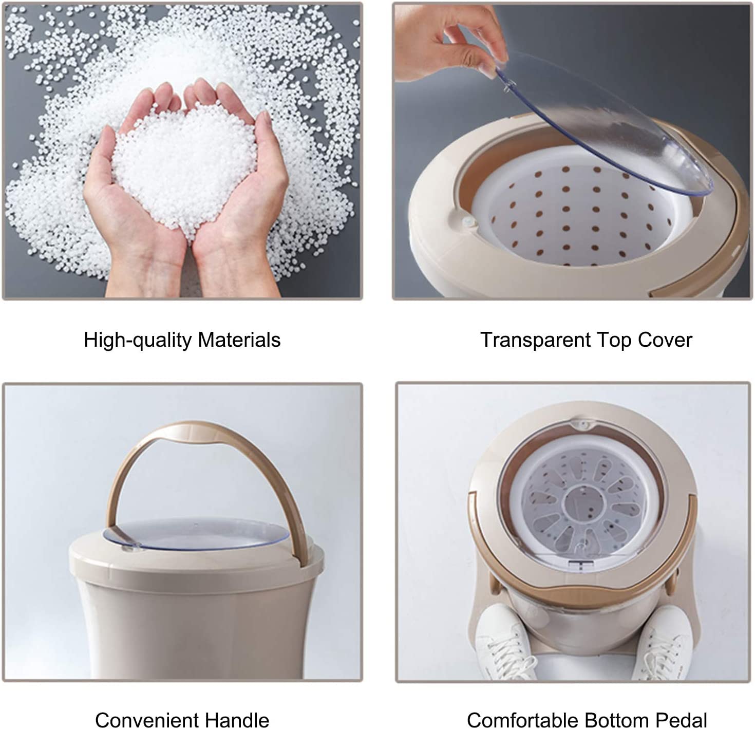 Portable Manual Spin Dryer for Clothes - Compact Non-Electric Laundry Wringer - Perfect for Apartments, Dorms, Camping & Travel - Quick Dry Solution for Small Spaces