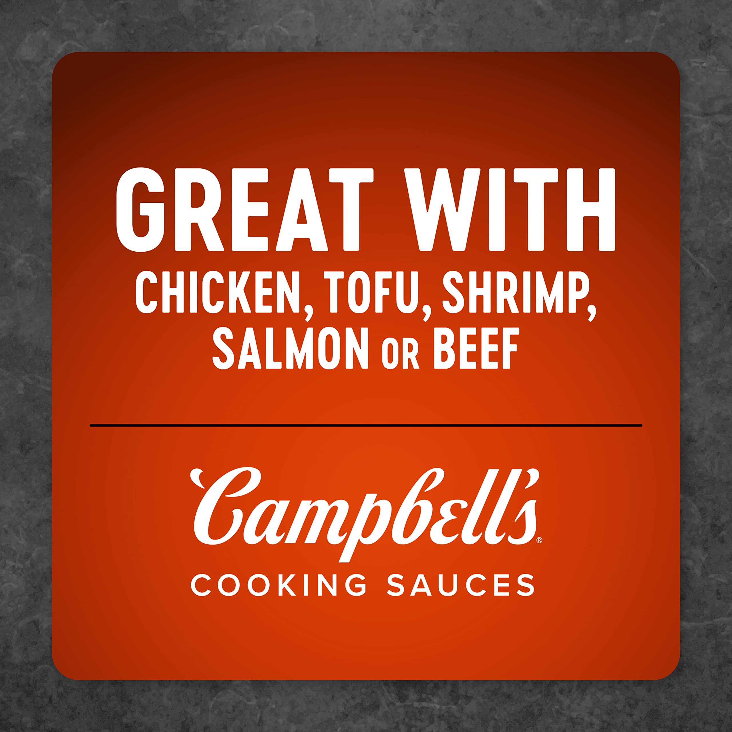 Campbell's Spicy Thai Curry Cooking Sauce - 11 Oz Pouch (Pack of 6) | Authentic Thai Flavors for Stir-Fry, Noodles & Rice Dishes | Quick & Easy Meal Solution