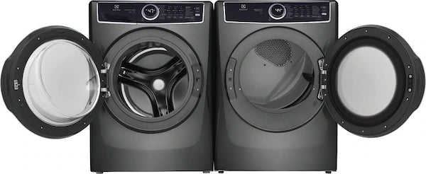 Electrolux 7537 Series Grey Front Load Washer and Gas Dryer Combo - Energy Efficient Laundry Set for Home & Apartment Use