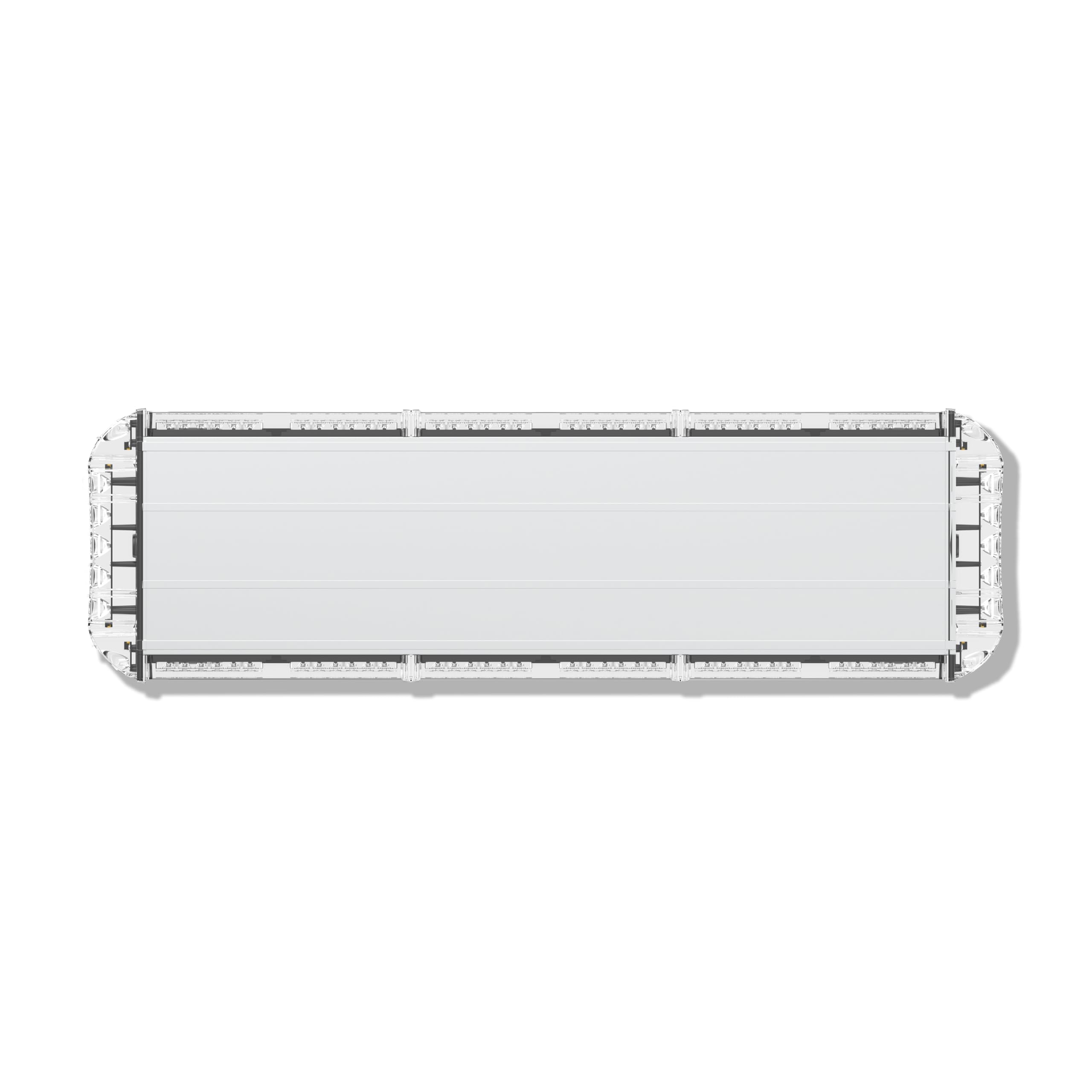 Predator TIR Emergency 3 Watt LED Light Bar 37 Inch Amber/White - Heavy Duty Off-Road Vehicle Safety Lighting for Trucks, ATVs, and Emergency Vehicles