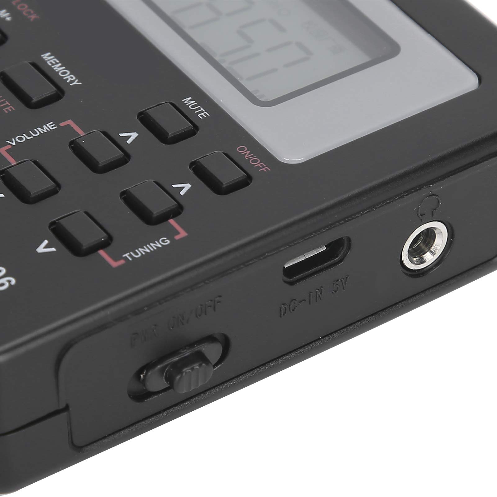 Portable CS-106 Full Band Radio - Digital AM/FM/SW/MW/LW/TV Receiver with Stereo Sound, Clock & Earphone Jack | Perfect for Travel, Camping & Emergency Use