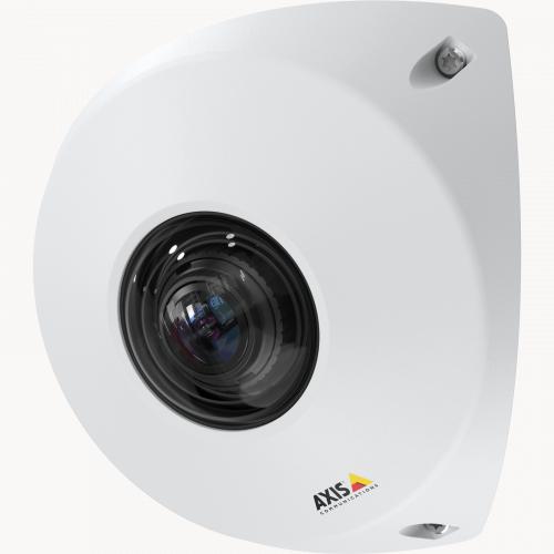 Axis Communications P9106-V 3MP Outdoor Security Camera - Weatherproof IP Network Corner Mount Surveillance (Brushed Steel) for Home & Business Security Monitoring