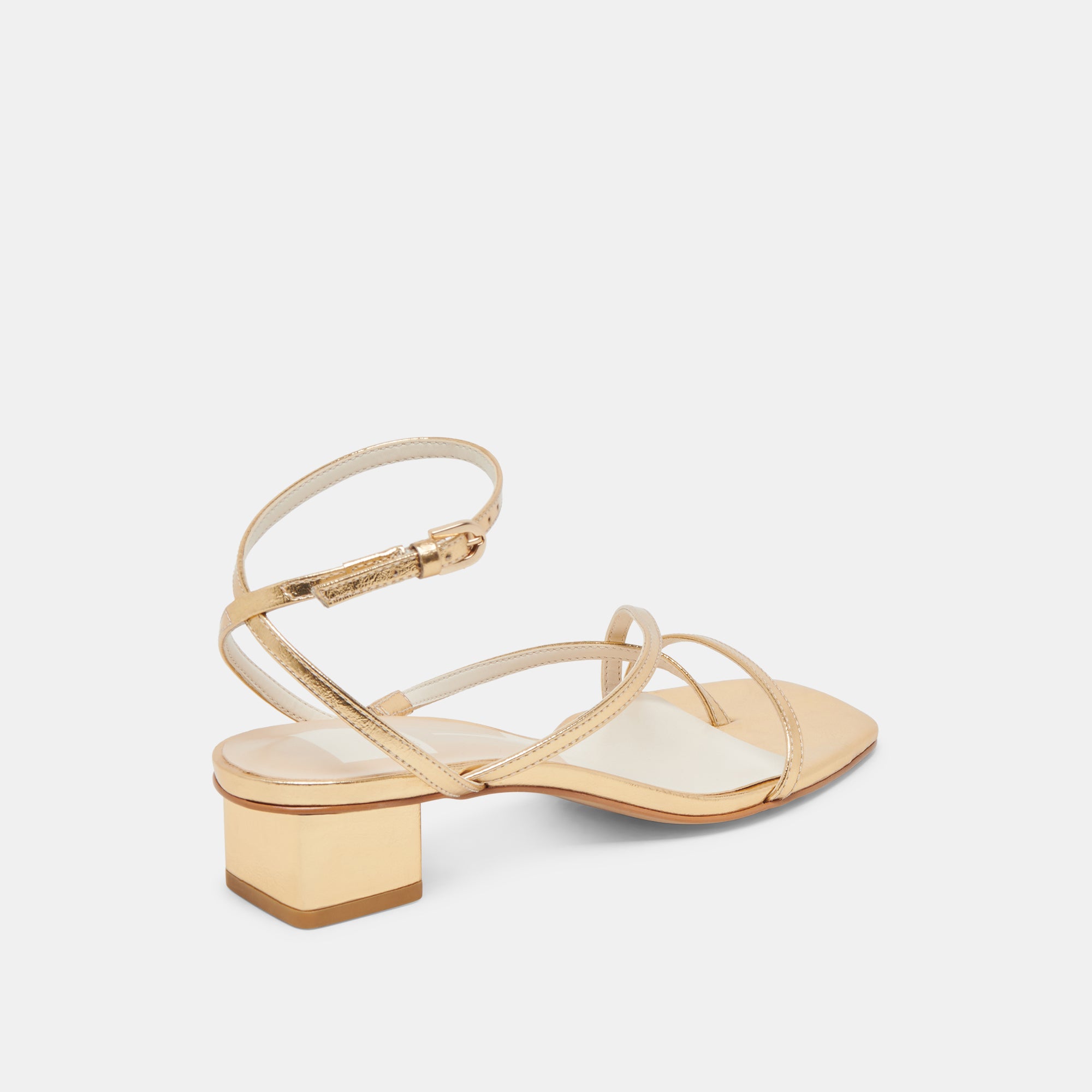 KARLOS Women's Gold Metallic Sandals - Stella Style Comfortable Summer Beach Flip Flops for Outdoor Walking and Vacation