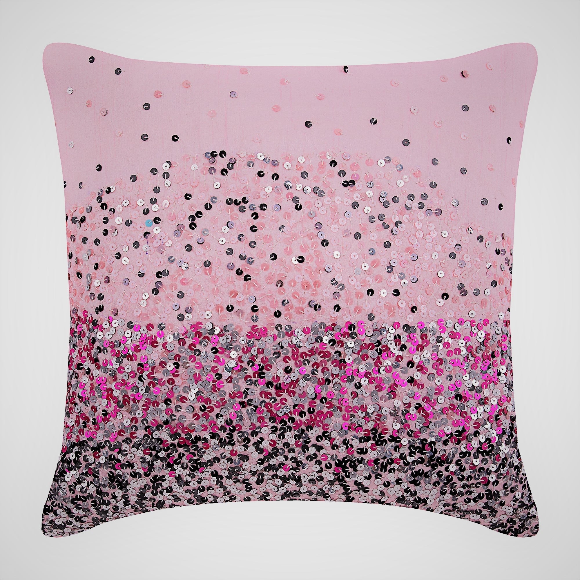 Aromatherapy Gray Art Silk Throw Pillow Cover - Soft Decorative Cushion Case for Living Room, Bedroom & Sofa - Home Decor Gift Idea
