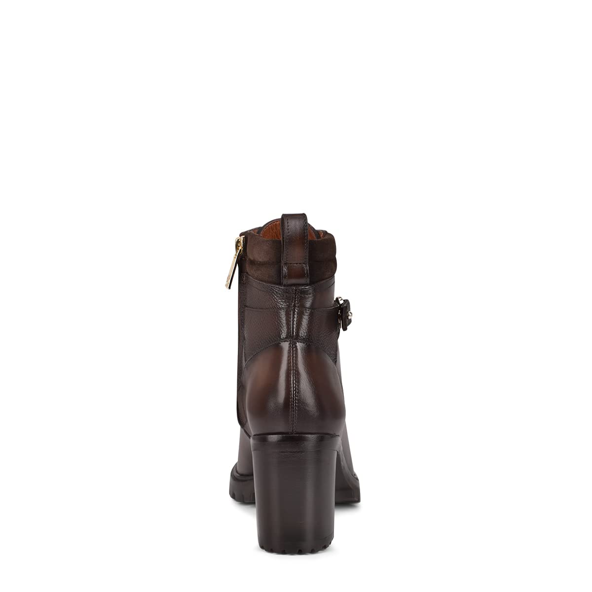 FRANCO CUADRA Women's Genuine Leather Lace-Up Ankle Booties - Stylish & Comfortable for Work, Casual Outfits & Fall Fashion