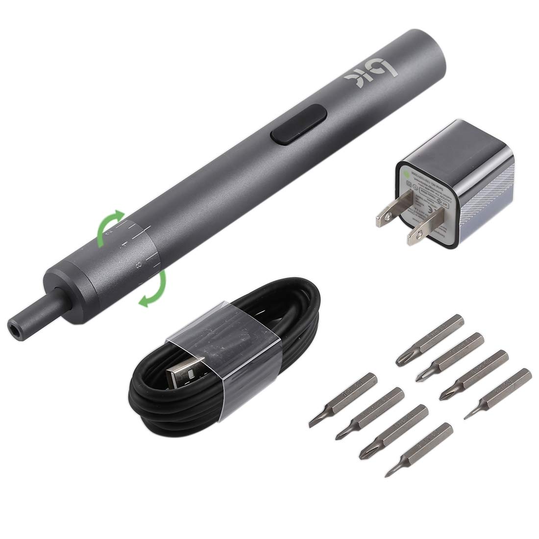 Professional Phone Repair Tool Kit with Torque Adjustment & Auto Brake Electric Screwdriver for iPhone, Samsung, Tablet - US Plug - Perfect for DIY Repairs & Electronics Maintenance
