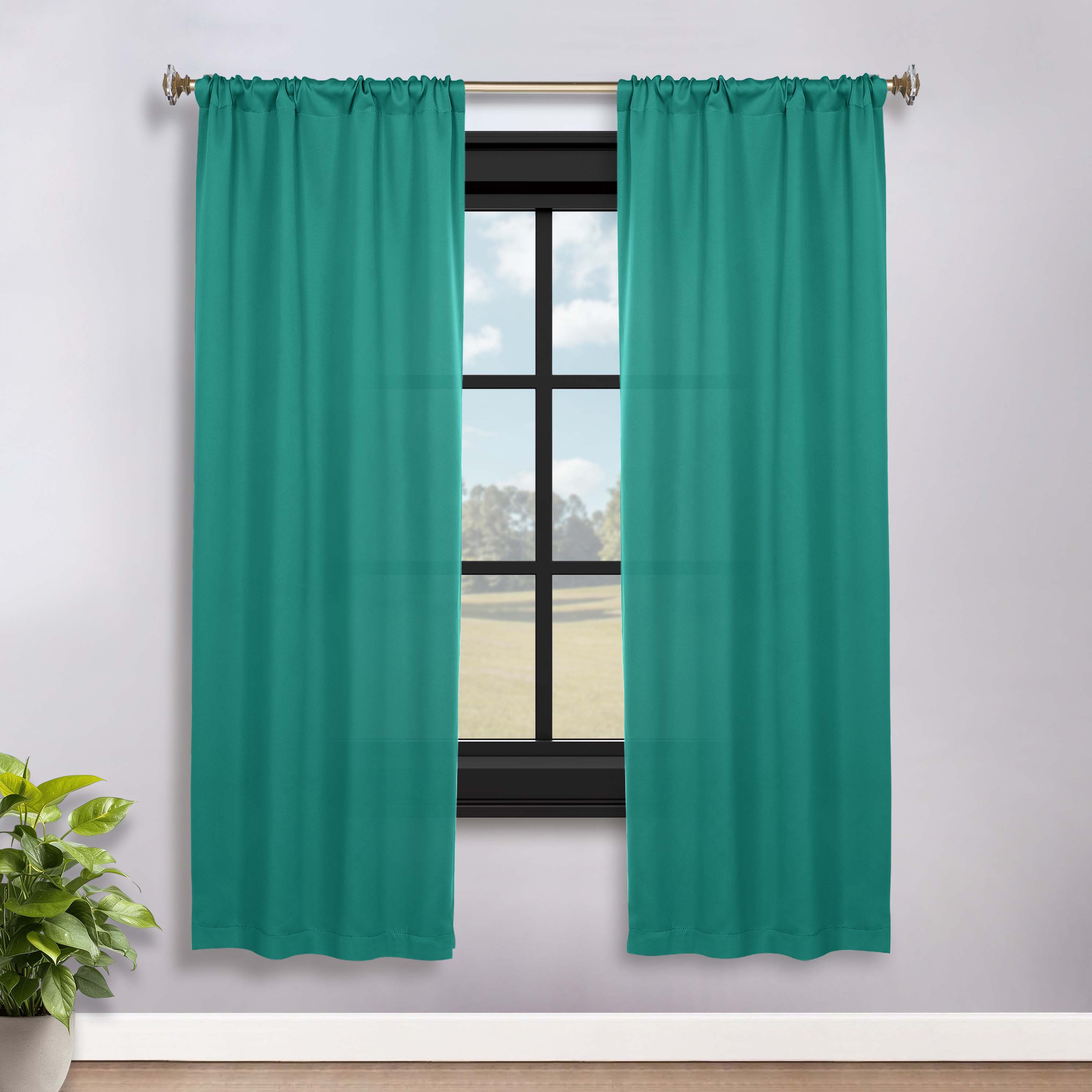 Blackout Curtains for Bedroom - Machine Washable, Thermal Insulated, Noise Reducing - Set of 2 Panels - Perfect for Nursery, Home Theater & Shift Workers (42x84 Inches)