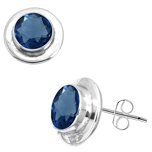 Blue Sapphire Simulated