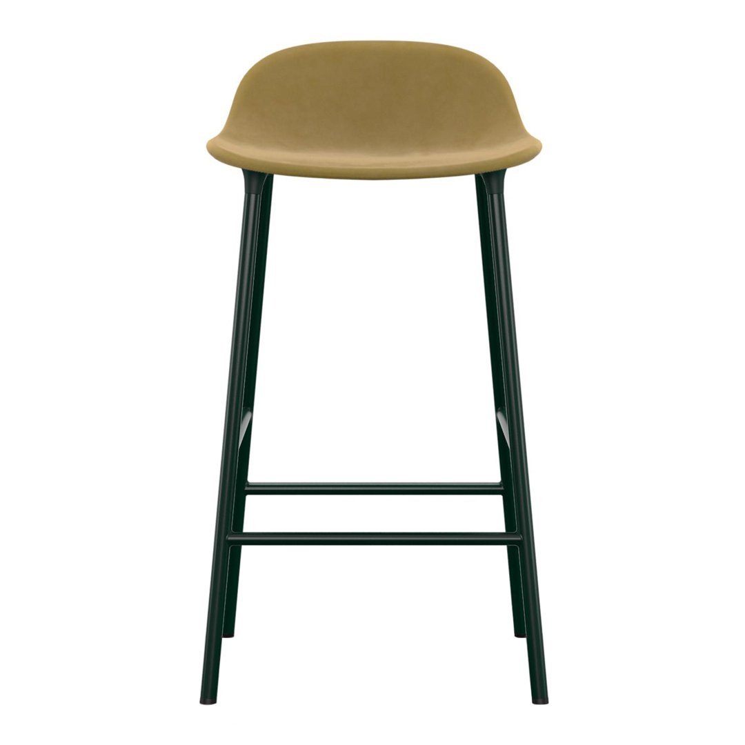 Modern Form Counter Stool with Sturdy Metal Legs & Comfortable Upholstered Seat - Perfect for Kitchen Islands, Breakfast Bars & Home Decor