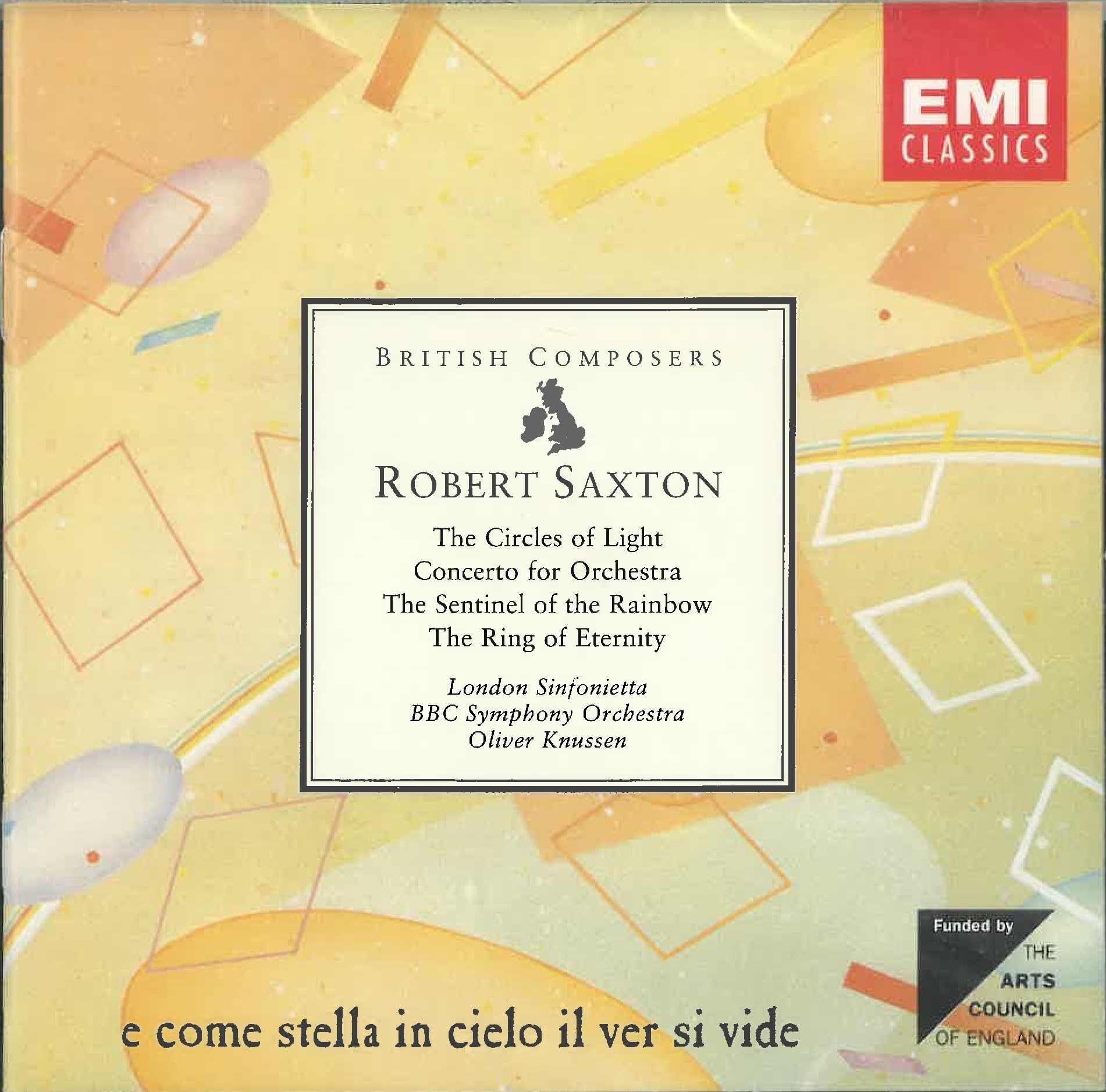Robert Saxton Orchestra Concerto & Chamber Symphony - for Classical Music Lovers