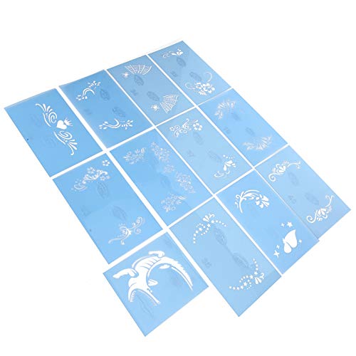 Reusable Face Painting Stencils for Halloween & Parties - Durable PET Plastic Templates for Kids & Adults - Perfect for Costume Events, Festivals & DIY Face Art