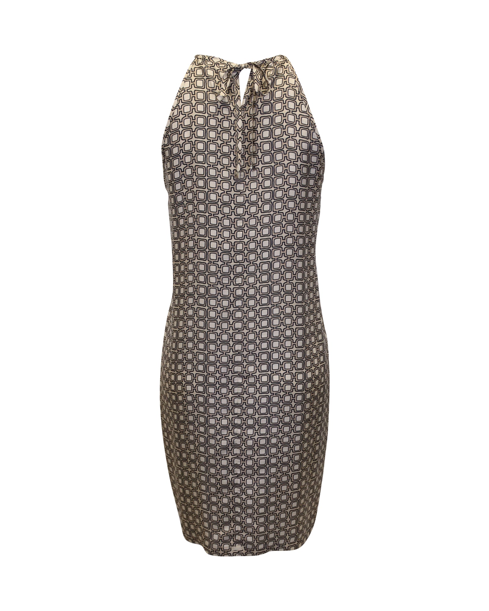 Max Mara Beige Silk Printed Dress - Elegant & Comfortable Women's Fashion for Office, Party & Special Occasions