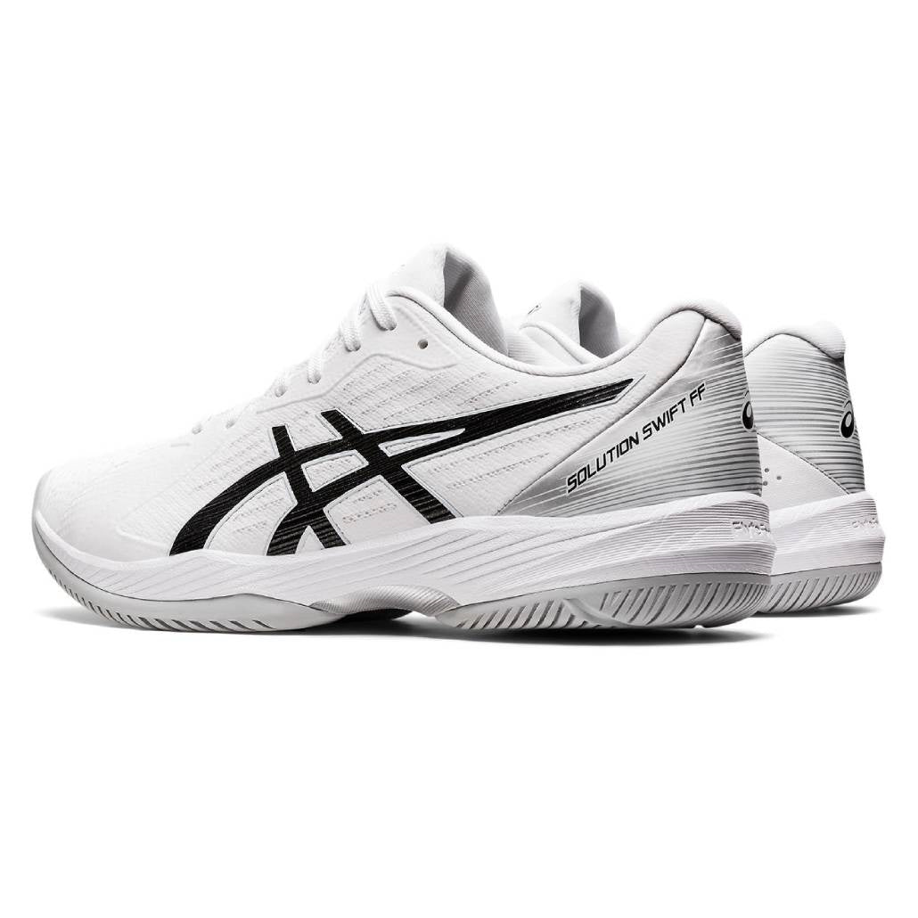 ASICS Solution Swift FF Men's Tennis Shoes - Lightweight Performance Court Shoes for Men (White/Black) - Perfect for Competitive Tennis Matches & Training Sessions