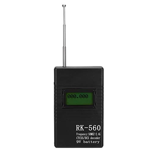 50MHz-2.4GHz Digital Frequency Counter Meter - Portable Handheld RF Signal Tester for Ham Radio, CB, Walkie Talkie & Wireless Device Testing (Ideal for Field Work & Electronics Repair)
