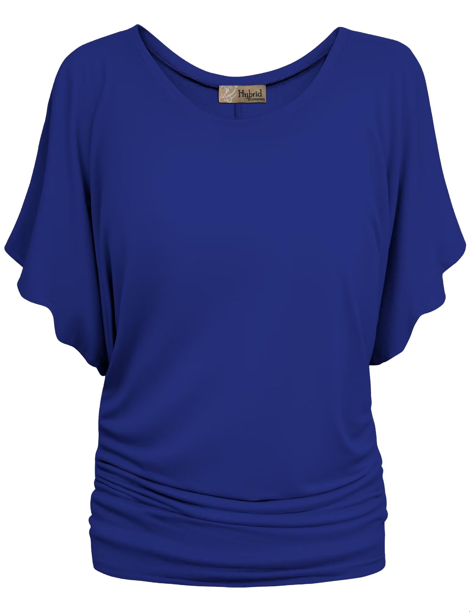 Hybrid & Company Women's Super Comfy Boat Neck Dolman Top Shirt - Soft Casual Blouse for Everyday Wear, Work & Weekend Outfits
