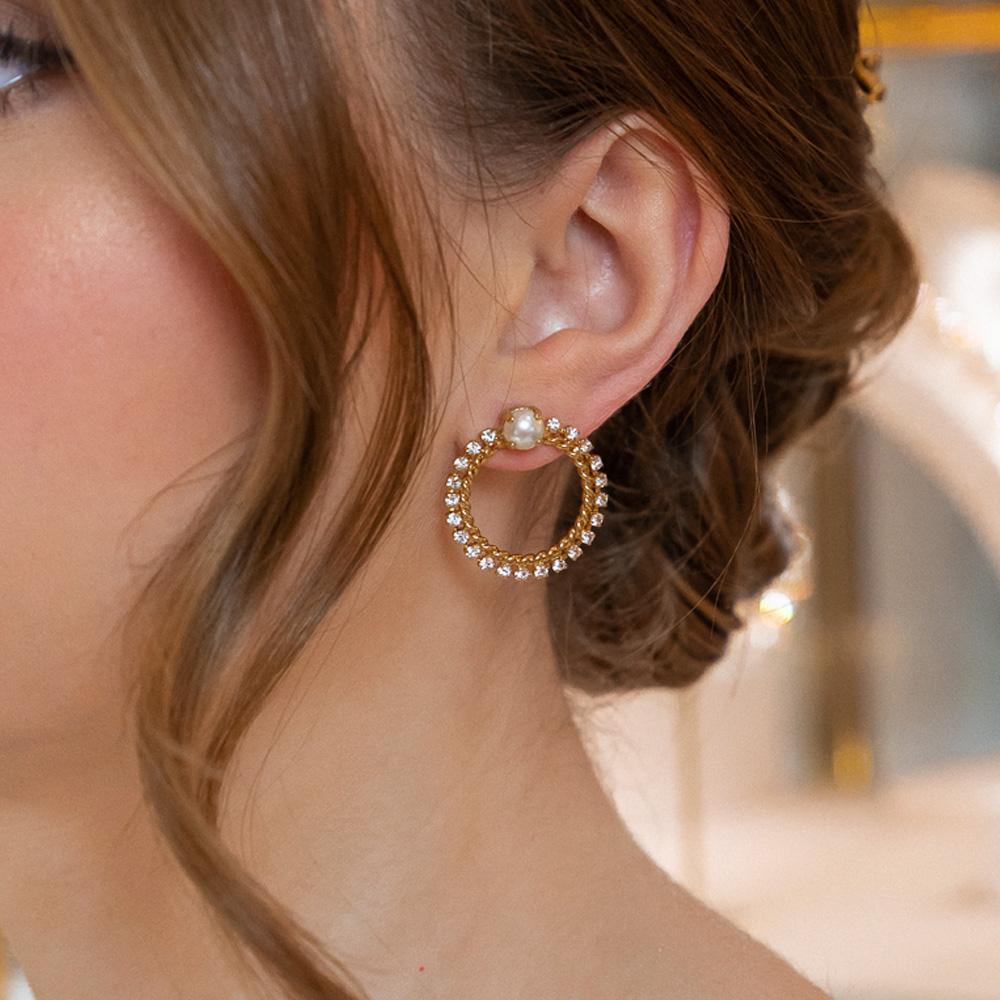 Endless Love Crystal Earrings for Women - Elegant Dangle Drop Jewelry for Valentine's Day, Anniversary & Romantic Date Night Gifts