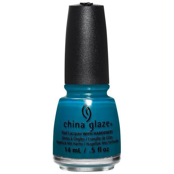 China Glaze Jagged Little Teal Nail Polish - 0.5 oz / 14.7ml - #83611 - Long Lasting Chip Resistant Formula - Perfect for Manicures, Pedicures & Nail Art Designs