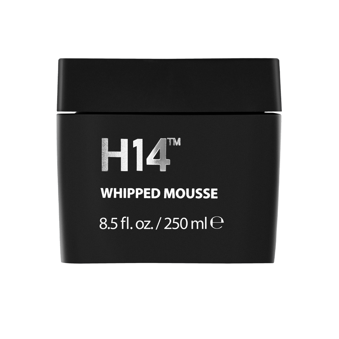 H14 Whipped Mousse - Medium Hold Hair Styling Cream with Anti-Humidity Formula for Sleek & Textured Hairstyles | Perfect for Curly, Wavy & Straight Hair Styling at Home or Salon