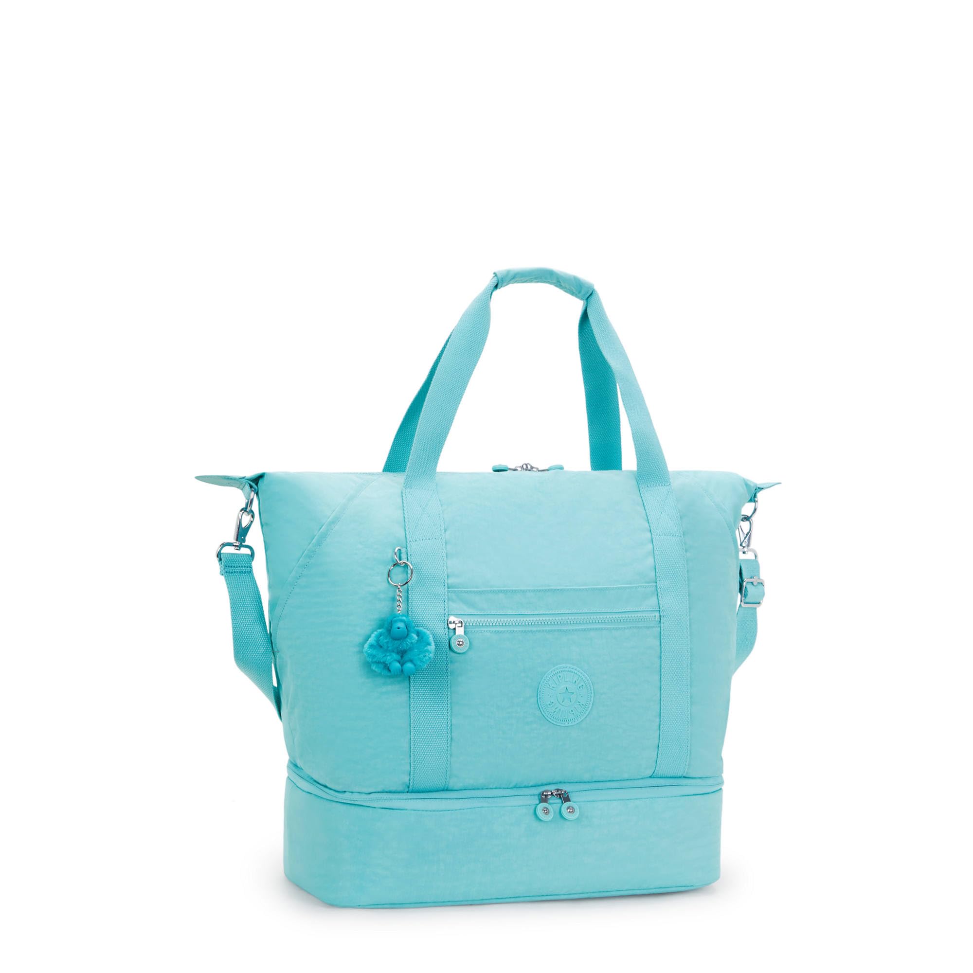 Kipling Art M Weekender Tote Bag for Women - Lightweight Travel Carry On Bag with Multiple Pockets, Water Resistant (Perfect for Weekend Trips, Gym, Work & Airplane)