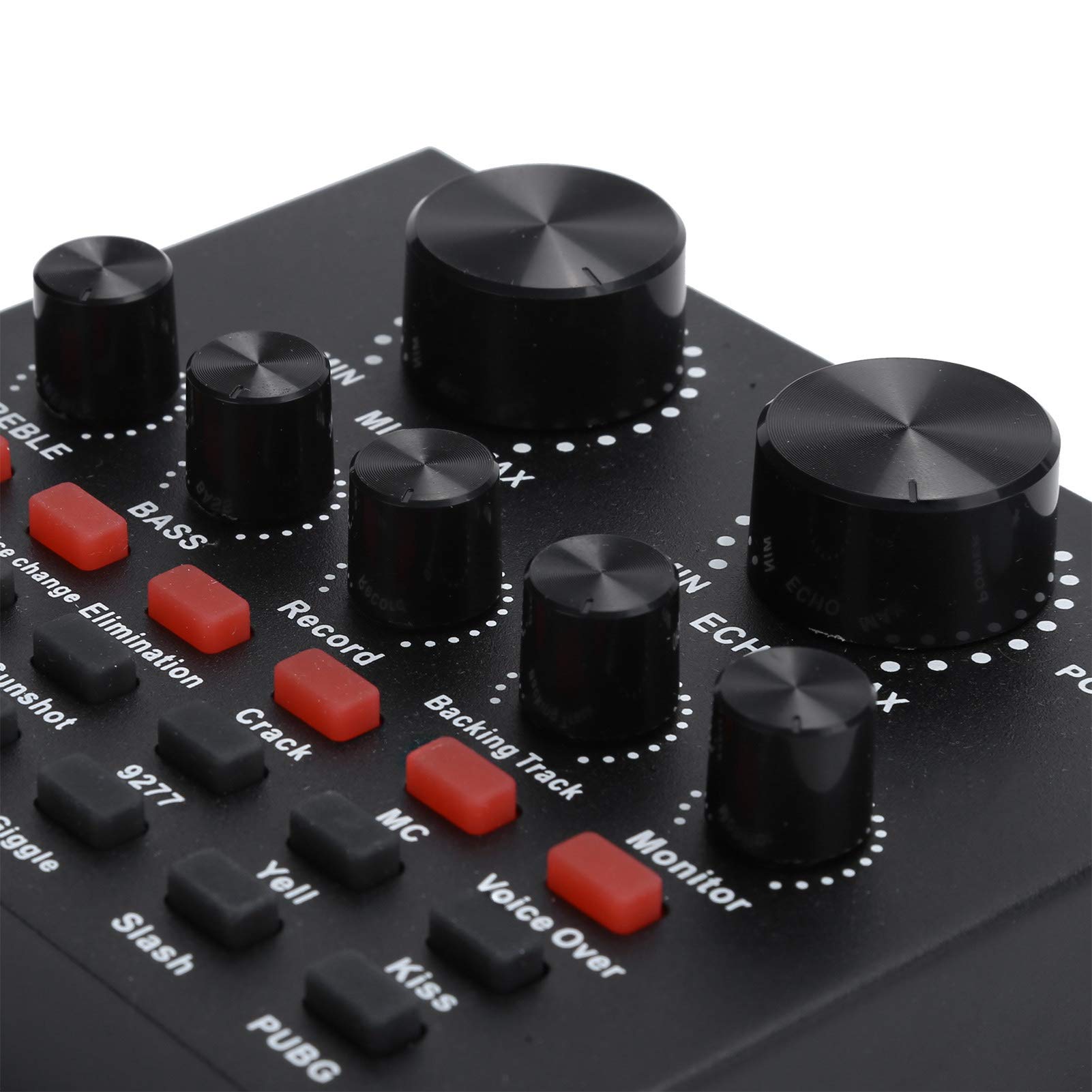 Live Sound Card & Bluetooth Voice Changer - 7-in-1 Karaoke Audio Mixer with Wireless Connectivity for Phones, Computers & Headsets | Perfect for Streaming, Podcasting & Home Karaoke Parties