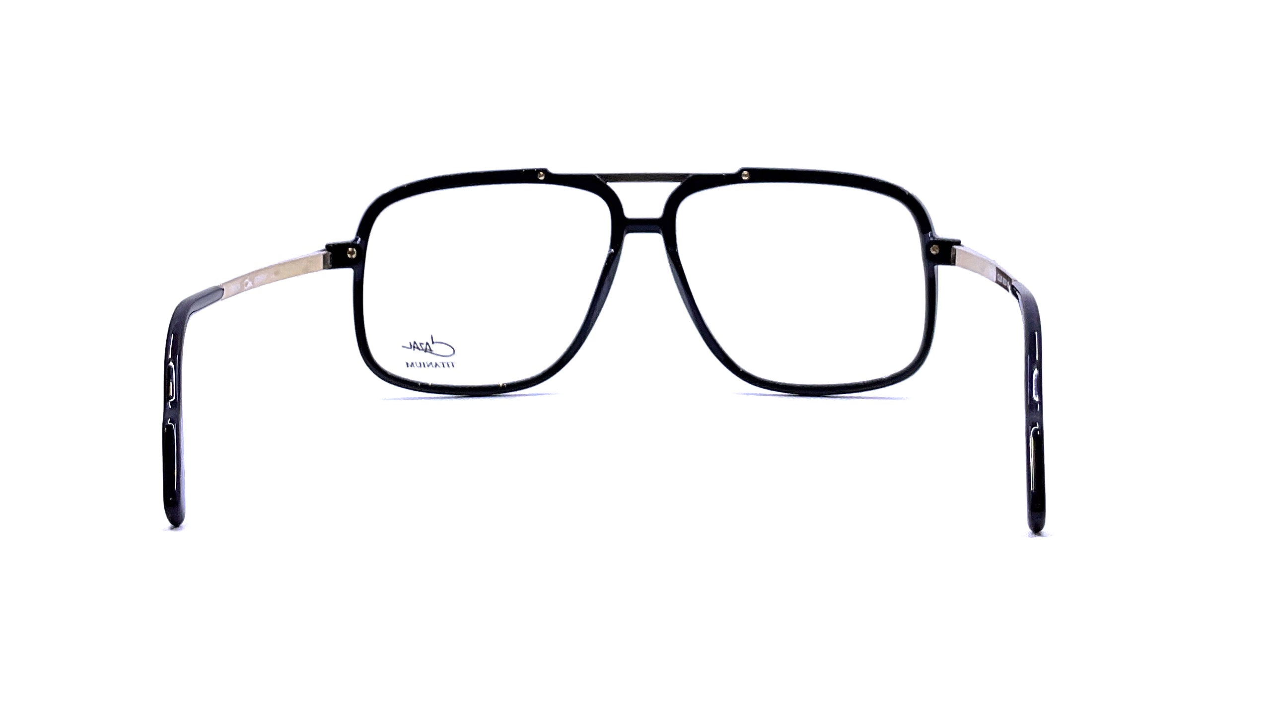 Cazal 6027 Retro Sunglasses for Men & Women - Black/Gold Frame with UV Protection - Perfect for Outdoor Activities, Driving & Fashion Accessories