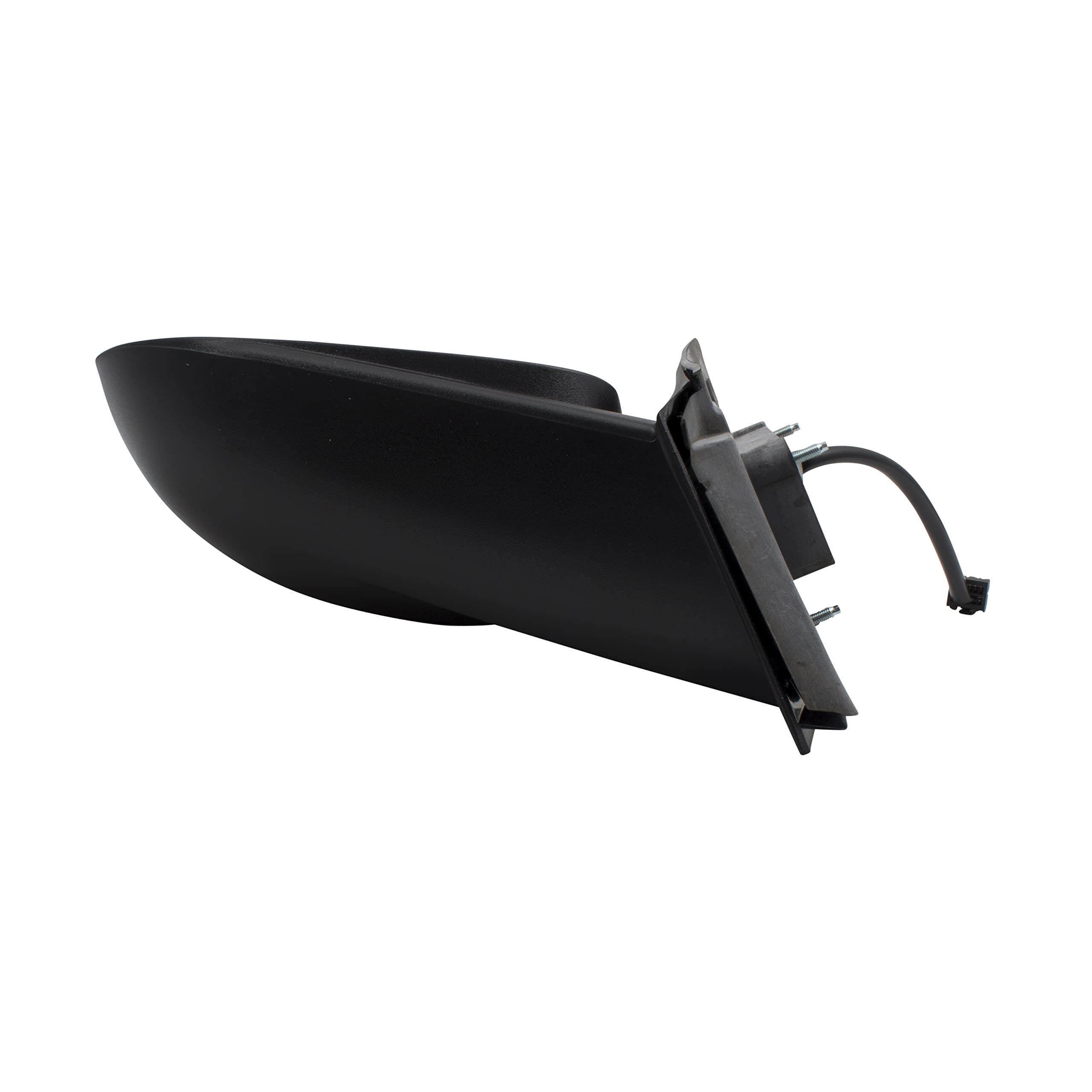 Brock Aftermarket Replacement Driver Left Power Mirror Textured Black Non-Folding With Heat - Compatible with Multiple Car Models, Durable & Heated Side Mirror for Winter Driving Safety