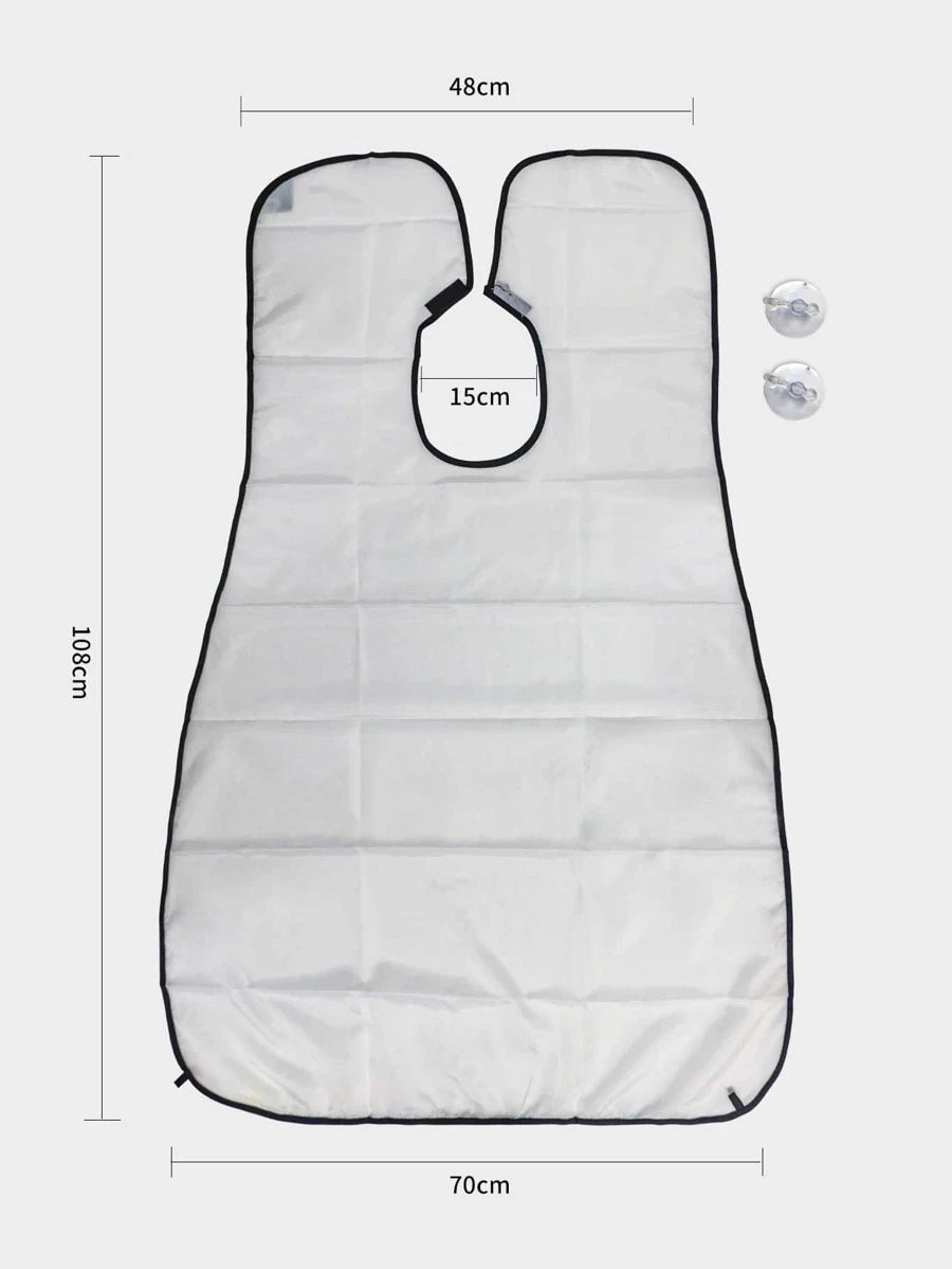 Professional Beard Trimming Bib Apron - Waterproof & Adjustable for Barbers & Grooming - Perfect for Home, Salon, and Travel Use