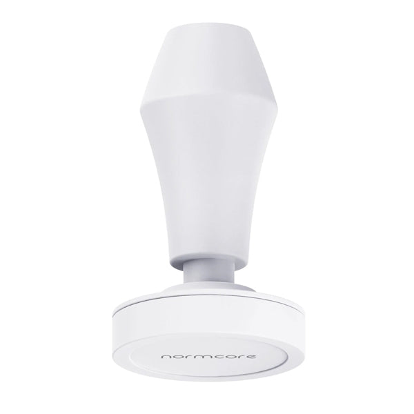 Normcore Spring Loaded Tamper V4 - Premium White Espresso Coffee Tamper for Baristas & Home Brewing - Perfect for Espresso Machines & Coffee Shops