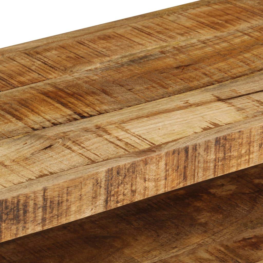Industrial Solid Mango Wood TV Stand with Storage Drawers - 47.2