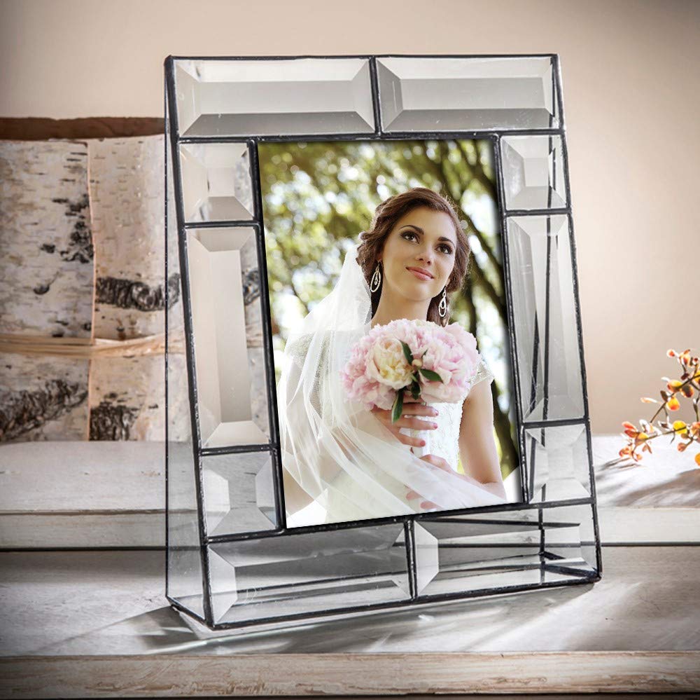 5x7 Clear Glass Picture Frame - Home & Office Décor for Weddings, Gifts