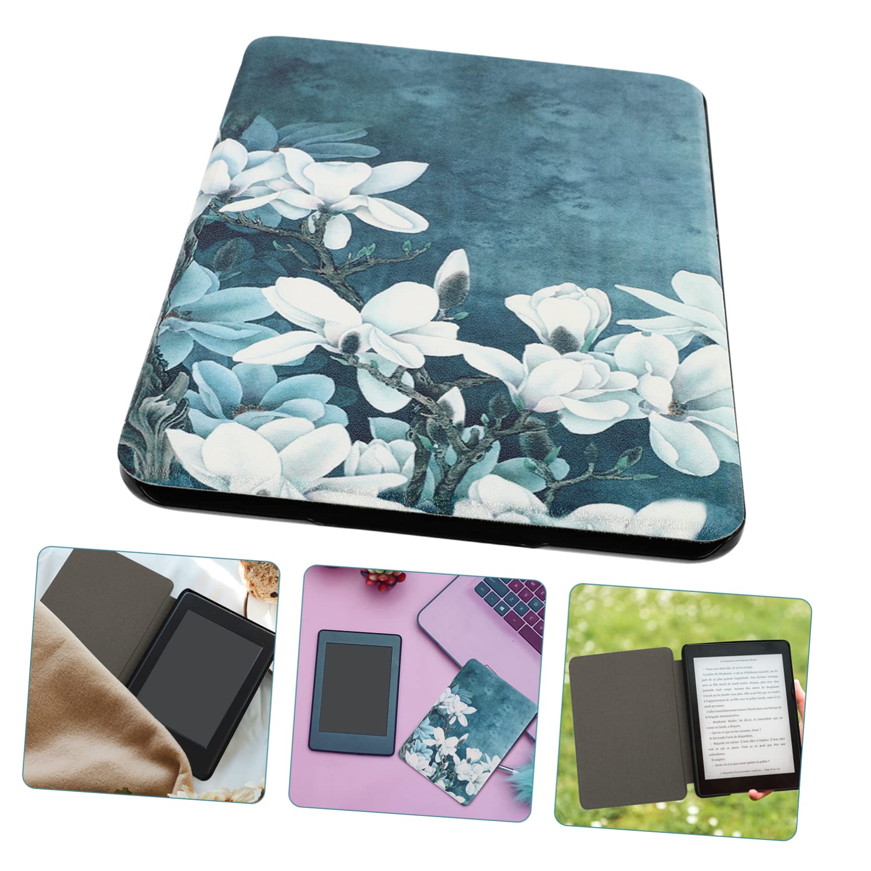 Premium HEMOTON E-Reader Cover with Screen Protector - Waterproof & Breathable Leather Case for 4