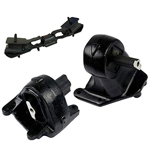 High-Performance Engine Motor Mount & Transmission Mount Set (3pc) for 2012-2018 Jeep Wrangler JK 3.6L - Compatible with A5671 A5732 A5733 | Off-Road & Daily Driving Replacement Parts