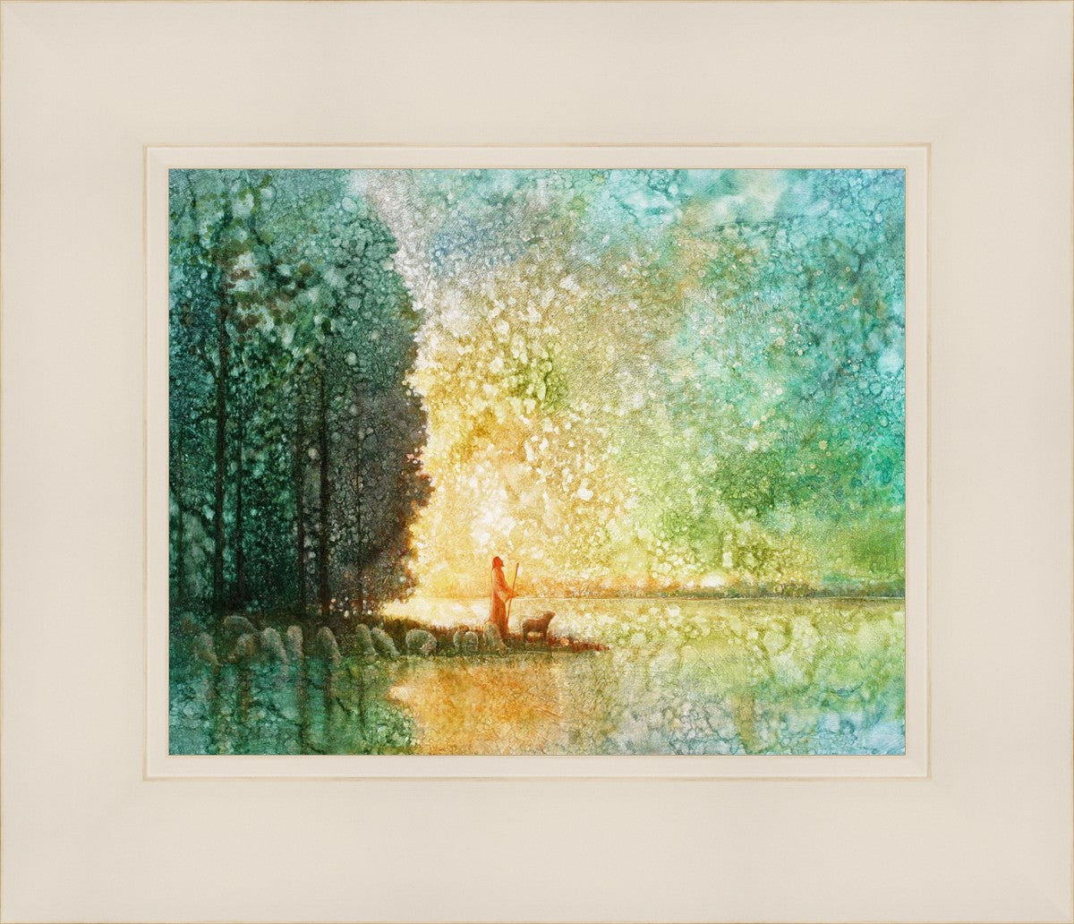 Beside Quiet Waters - Premium Home Decor for Relaxing Spaces | Perfect for Living Rooms, Bedrooms & Meditation Areas