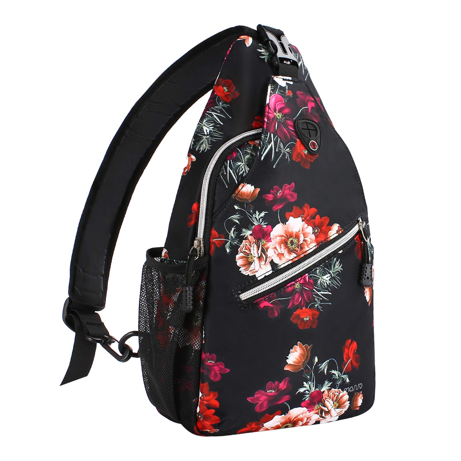 MOSISO Sling Backpack for Travel & Hiking - Lightweight Crossbody Shoulder Bag with USB Charging Port - Perfect for Day Trips, Commuting & Outdoor Adventures