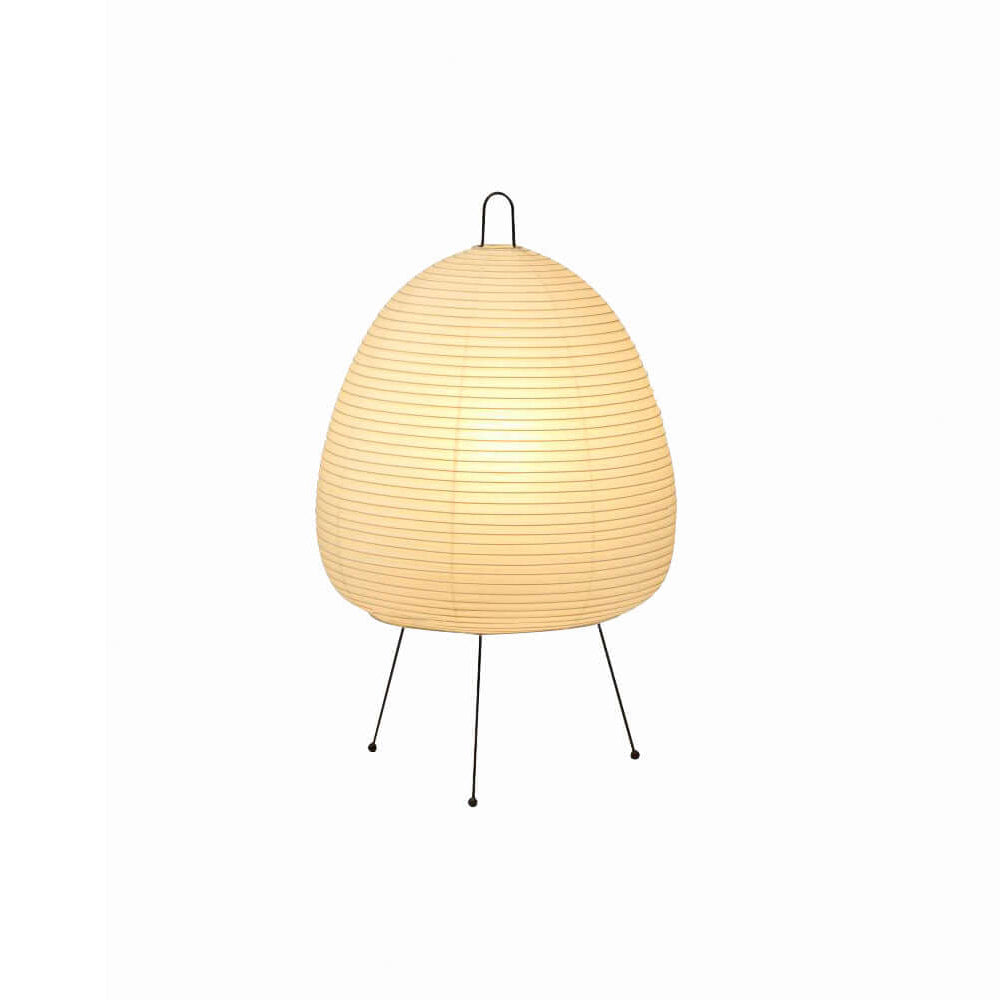 Japanese Akari Paper Table Lamp - Handmade Shoji Style Lighting for Bedroom, Living Room & Office - Warm Ambient Light for Relaxation & Decor