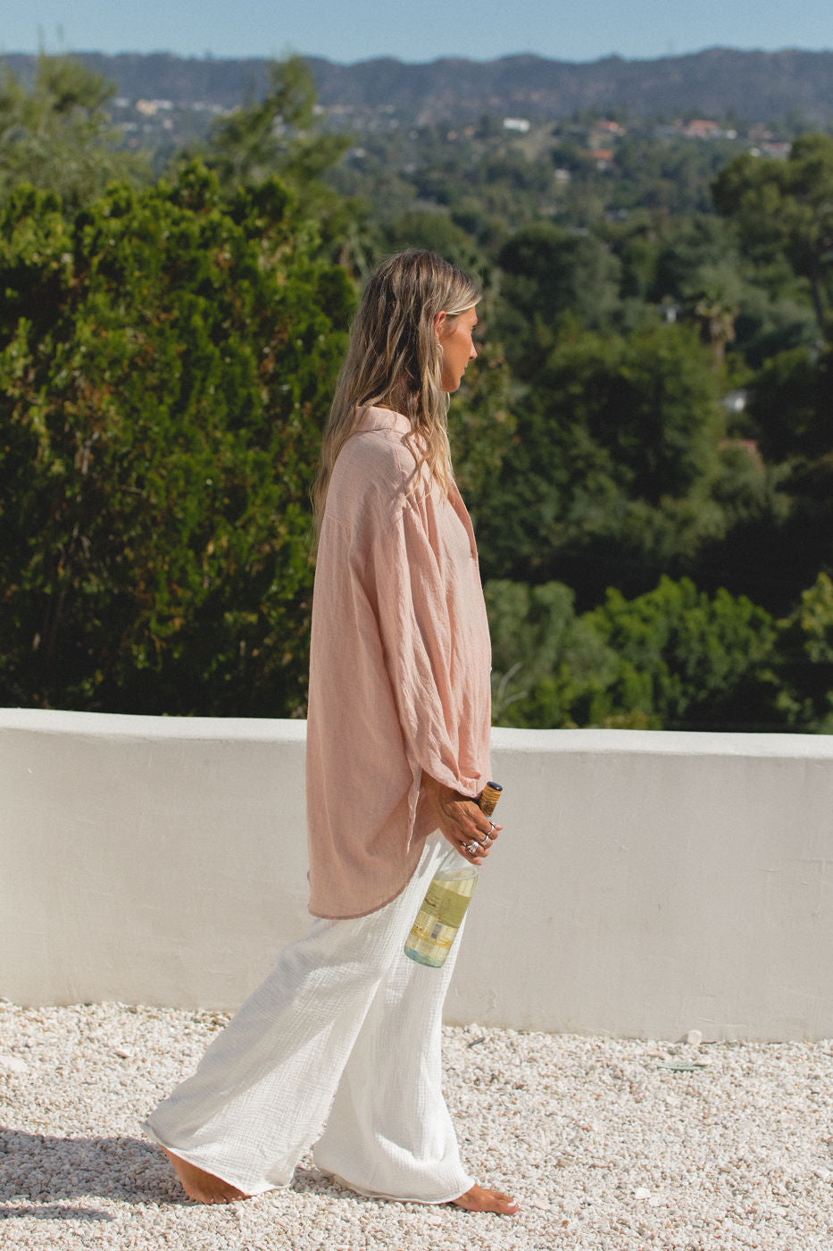 Oversized Button Down Shirt for Women - Casual Summer Poolside Cover Up - Perfect for Beach, Vacation, and Relaxing Outdoors