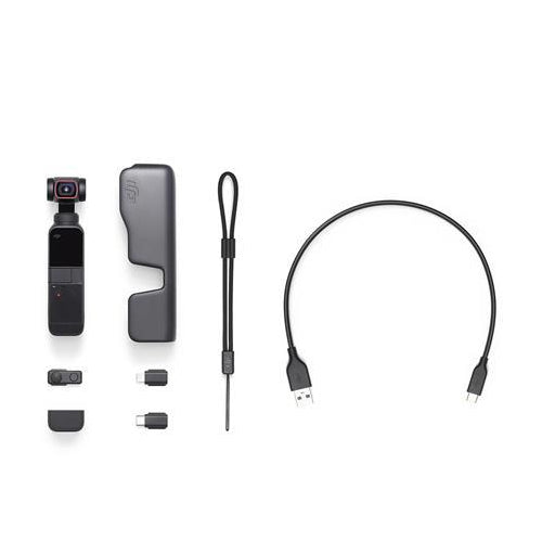 DJI Pocket 2 4K Vlogging Camera (Refurbished) - Compact Handheld Gimbal Stabilizer for Travel, YouTube & Social Media Content Creation