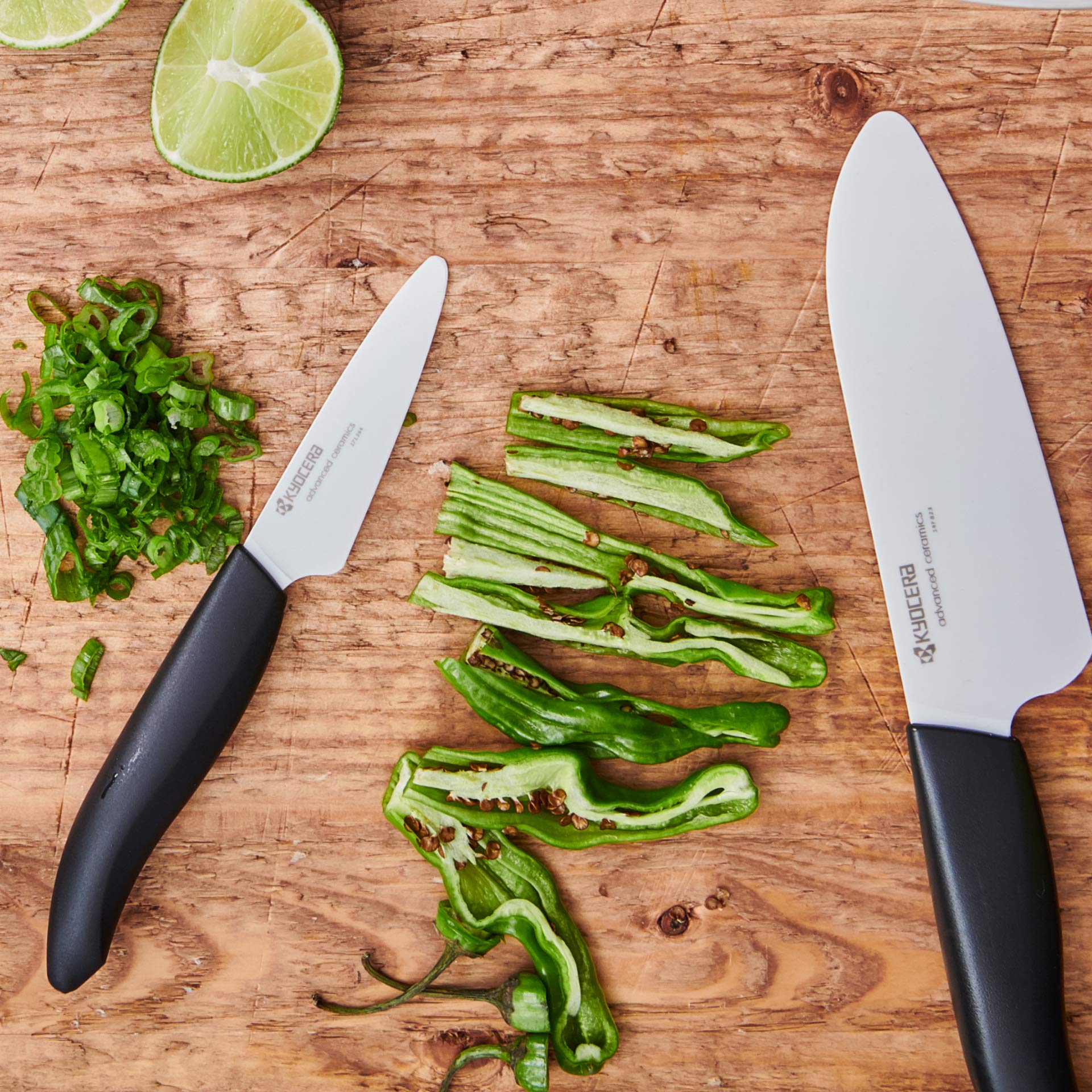Kyocera Advanced Ceramics Revolution Series 3-Piece Ceramic Knife Set - 6